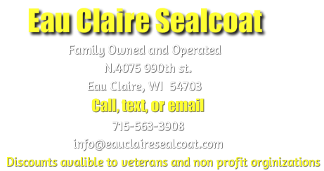 Eau Claire Sealcoat